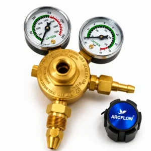 Arcflow Oxygen Regulator Double Meter (ISI Certified)