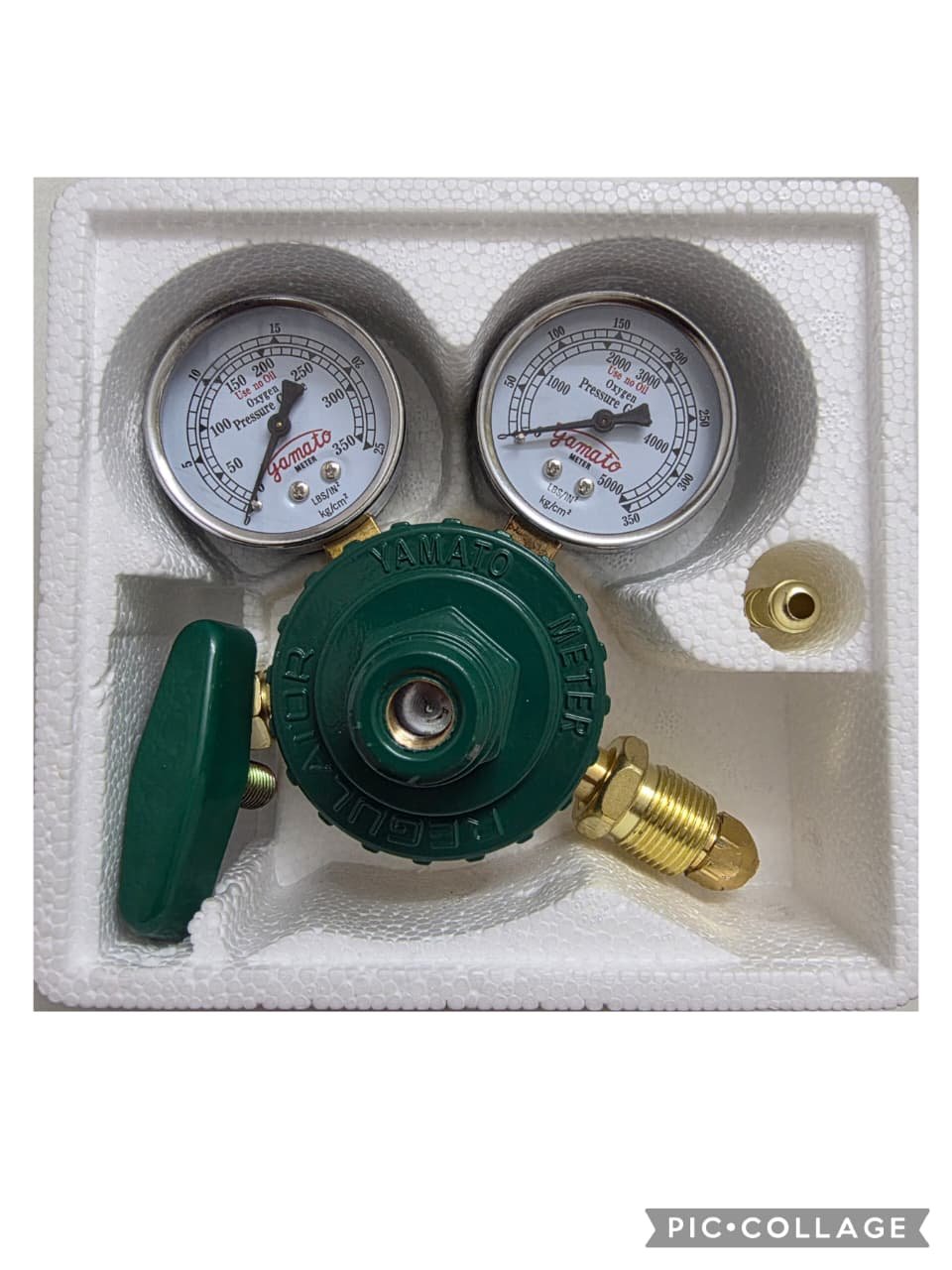 Gas Welding Regulator Oxygen Brass Body - Image 2