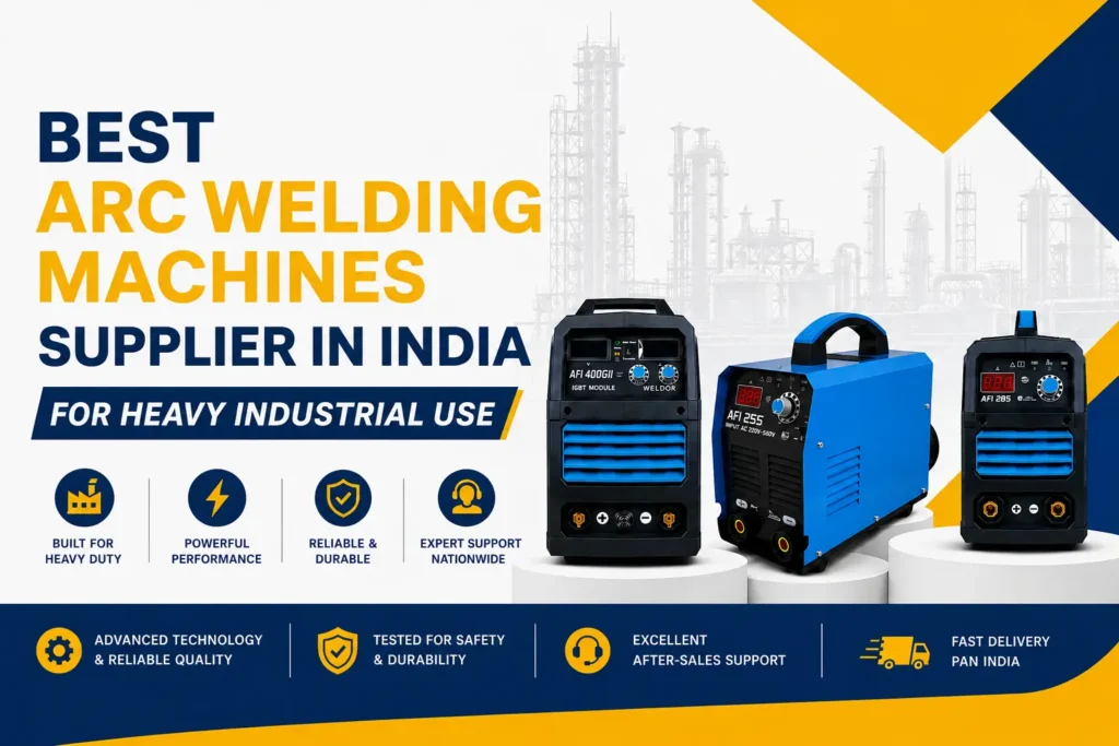 Premium arc welding machines manufacturers in India for industrial applications