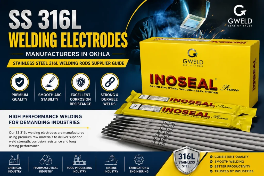 SS 316L welding electrodes and stainless steel welding rods manufacturer in Okhla