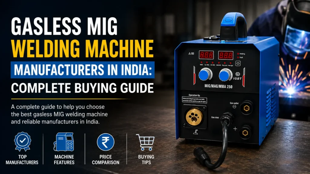 Gasless MIG welding machine manufacturers in India