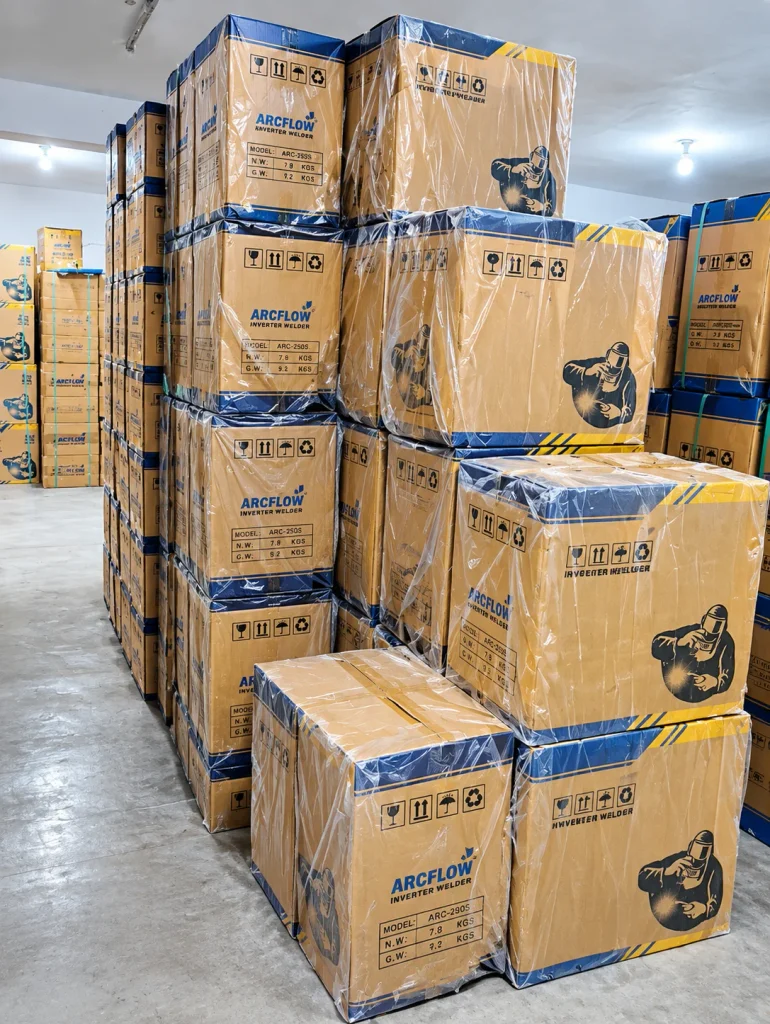 ARCFLOW Inverter Welder Warehouse Stack