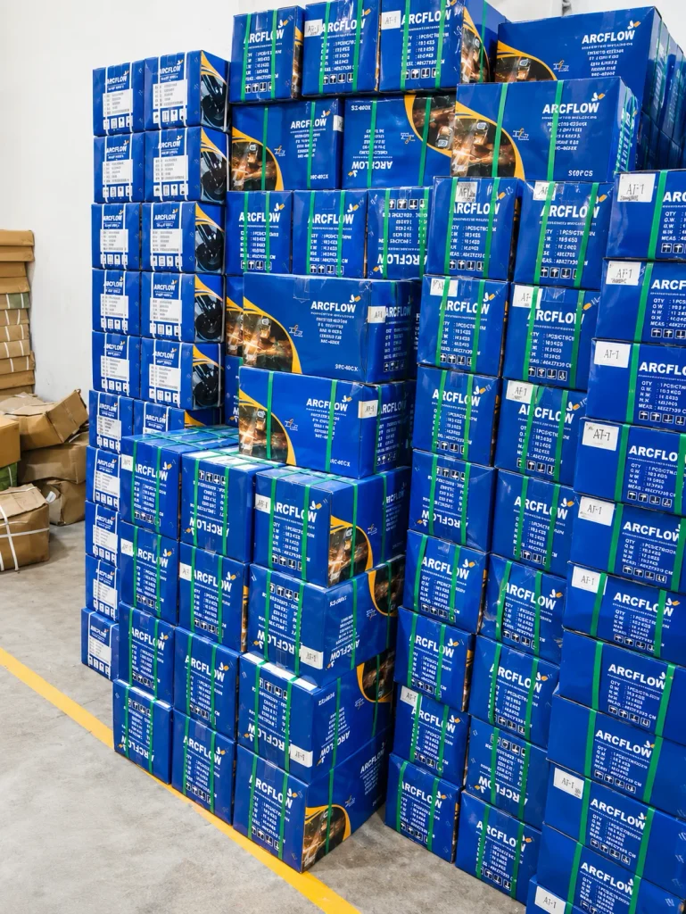 ARCFLOW Welder Boxes in Warehouse